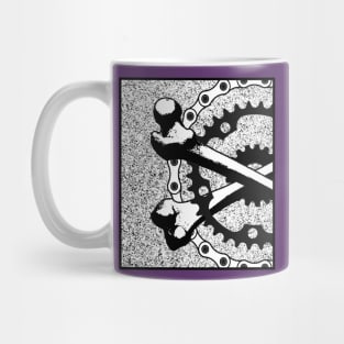 Chainrings, Cog and Bones Mug